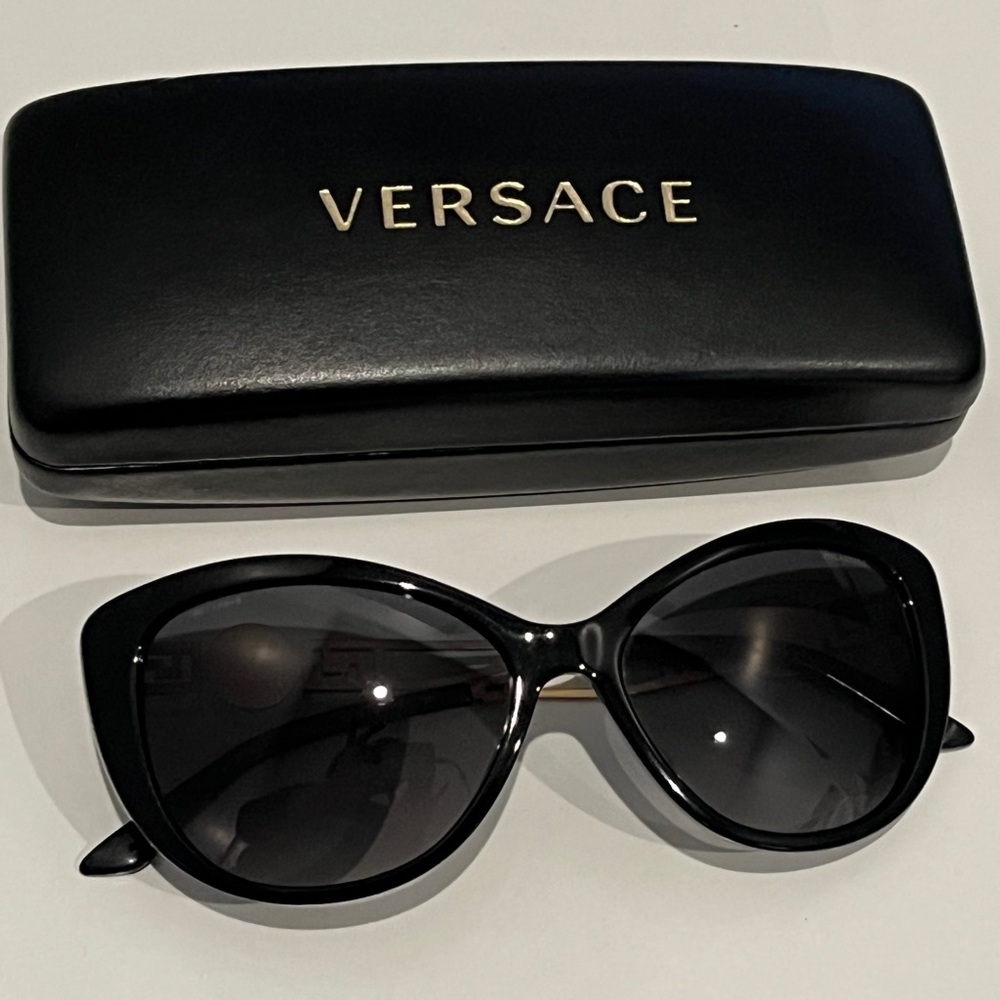 Versace Black Sunglasses Case